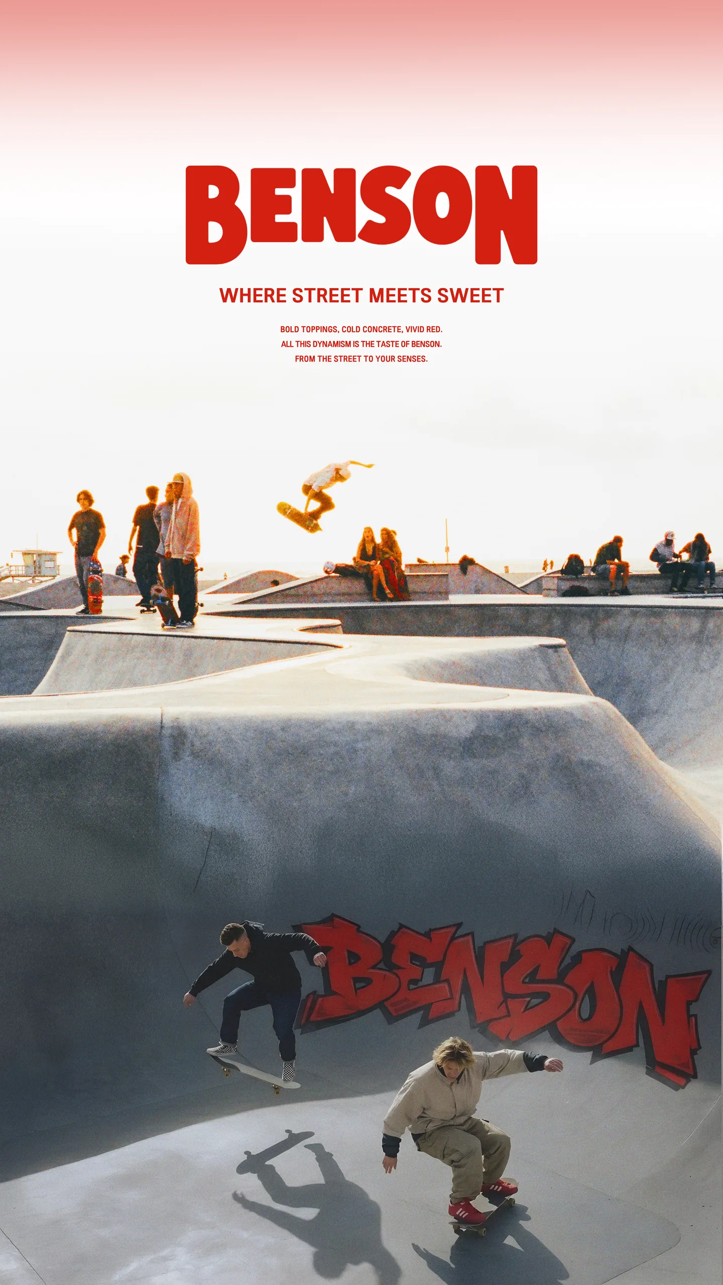 BENSON Red Poster