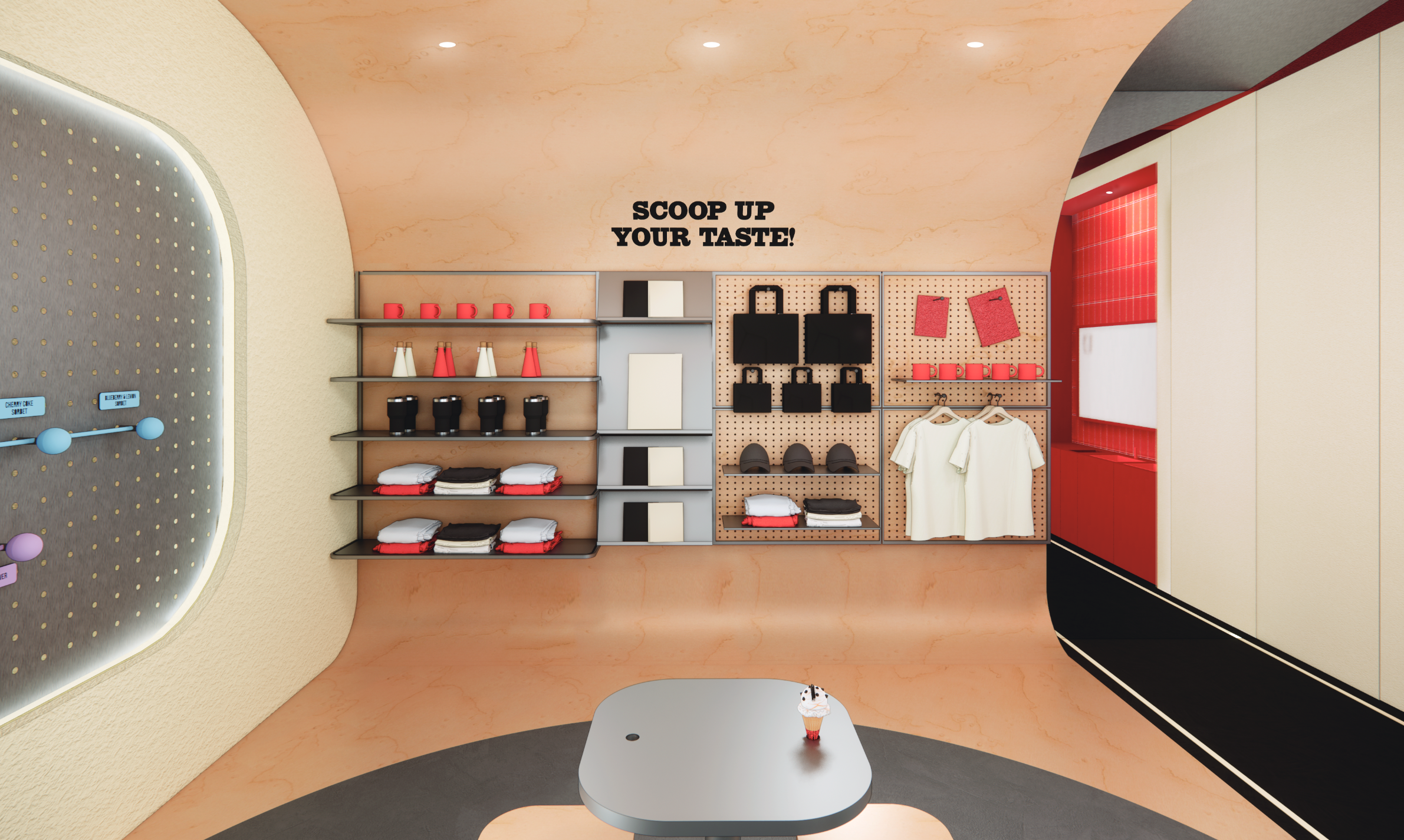 Interior view - VMD display