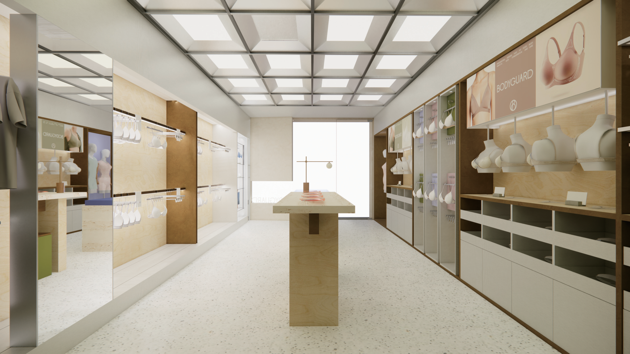 Counter view